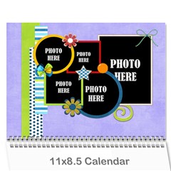 2024 Calendar Mix 1 - Wall Calendar 11  x 8.5  (12-Months)
