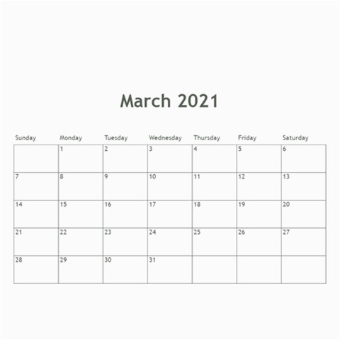Calendar 2021 By Debbie Jun 2021