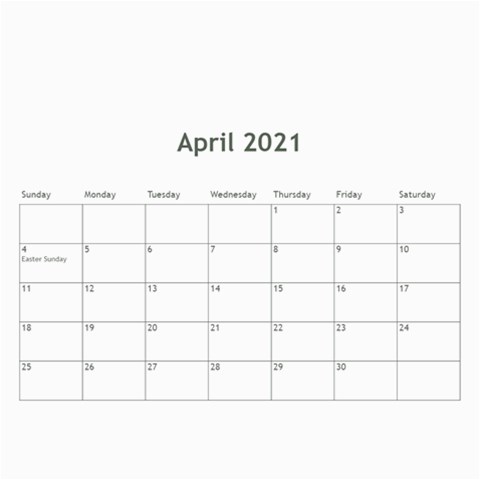 Calendar 2021 By Debbie Aug 2021