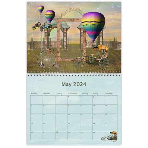 Seasonal Calendar 11 X 8 5 (12 Months) 2024 By Spg May 2024