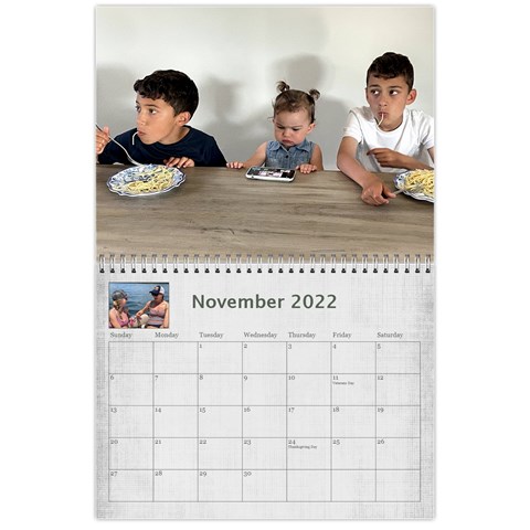 Macvittie Family Calendar 2022 Jay  By Debra Macv Nov 2022