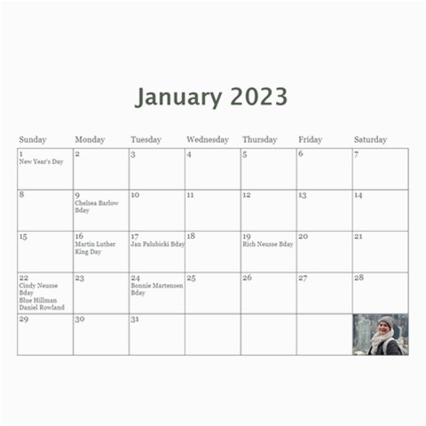 Merritt 2023 Calendar By Cindy Feb 2023