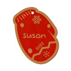 Personalized Christmas Name Glove 1 - Wood Ornament