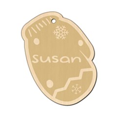 Personalized Christmas Name Glove 3 - Wood Ornament