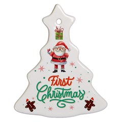  Personalized Christmas Tree Name - Christmas Tree Ornament (Two Sides)