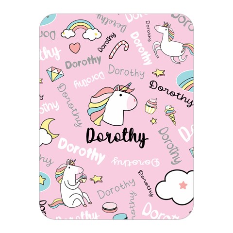 Personalized Baby Unicorn Blanket By Joe 35 x27  Blanket Front
