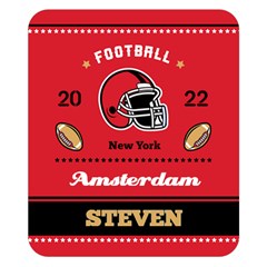 Personalized Football (5 styles) - Two Sides Premium Plush Fleece Blanket (Small)