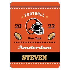 Personalized Football blanket - Two Sides Premium Plush Fleece Blanket (Extra Small)