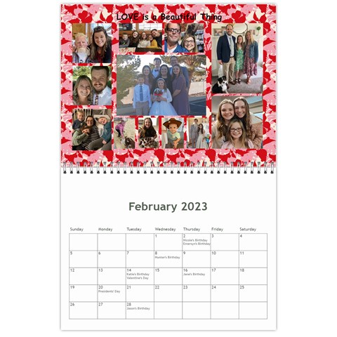 Christmas 2022 Calendar By Debbie Feb 2023