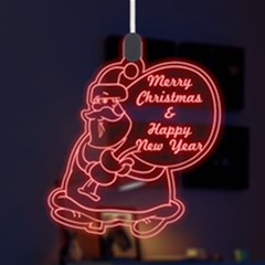 Christmas Santa Clause - LED Acrylic Ornament