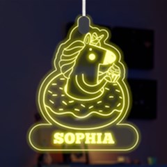 Personalized Unicorn Name - LED Acrylic Ornament
