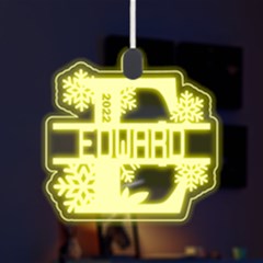 Personalized Alphabet E Name - LED Acrylic Ornament