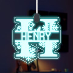 Personalized Alphabet H Name - LED Acrylic Ornament