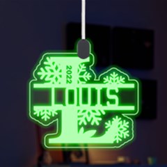 Personalized Alphabet L Name - LED Acrylic Ornament