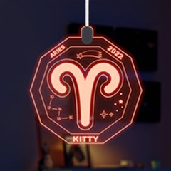 Personalized Zodiac Sign - LED Acrylic Ornament
