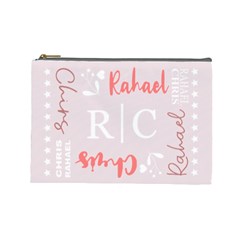 Personalized Name Wedding Family Love (7 styles) - Cosmetic Bag (Large)