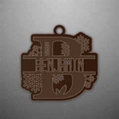Personalized Alphabet B Name - Acrylic Ornament