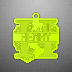 Personalized Alphabet H Name - Acrylic Ornament