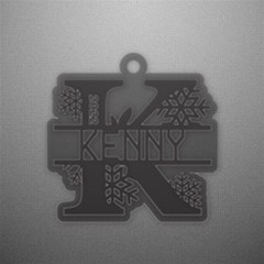 Personalized Alphabet K Name - Acrylic Ornament