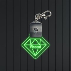 Personalized Name Diamond - LED Key Chain