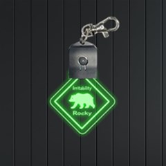 Personalized Name Bear - LED Key Chain