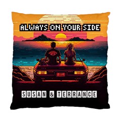 Personalized Couple Lover Pixel Name - Standard Cushion Case (One Side)