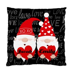 PERSONALIZED VALENTINE GNOME CUSHION - Standard Cushion Case (One Side)