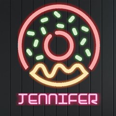 Personalized Dount Name - Neon Signs and Lights
