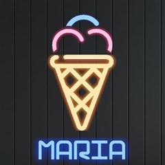 Personalized Ice-cream Name - Neon Signs and Lights