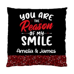 Personalized Digital Printed Red Sequins - Standard Cushion Case (One Side)