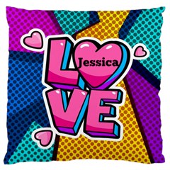Personalized Love - Large Cushion Case (One Side)