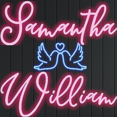 Personalized Love Heart Couple Bird Name - Neon Signs and Lights
