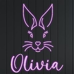 Personalized Easter Rabbit Name - Neon Signs and Lights