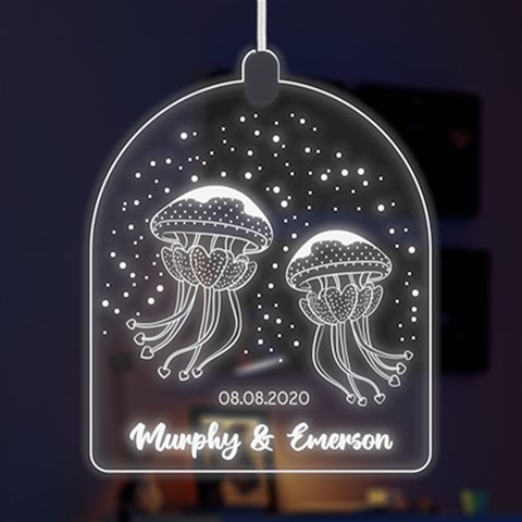 Personalized Name Love Jellyfish By Wanni Front