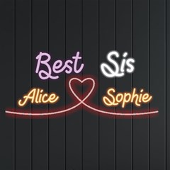 Best Sister - Neon Signs and Lights