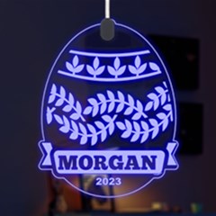 Personalized Name Easter Pattern 2 - LED Acrylic Ornament