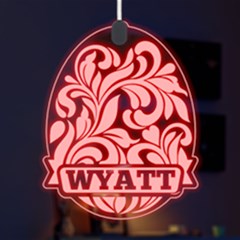 Personalized Name Easter Pattern 10 - LED Acrylic Ornament