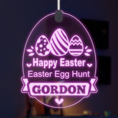 Personalized Name Easter Bunny Egg - LED Acrylic Ornament