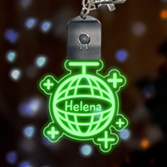 Personalized Name Mirror Ball - Multicolor LED Acrylic Ornament