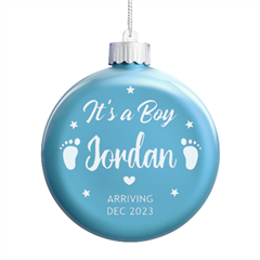 Personalized It - LED Glass Round Ornament