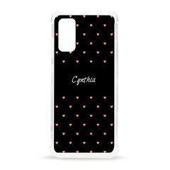 Personalized Name Heart Pattern(Black) (38 styles) - Samsung Galaxy S20 6.2 Inch TPU UV Case