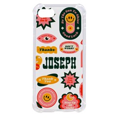 Personalized Happy and Lucky Name - iPhone  SE (3rd generation) TPU UV Print Case