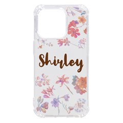 Personalized Floral Name - iPhone 14 Pro TPU UV Print Case