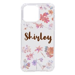 Personalized Floral Name - iPhone 14 Pro Max TPU UV Print Case