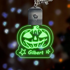 Personalized Name Halloween - Multicolor LED Acrylic Ornament