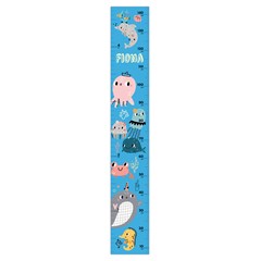 Personalized Undersea Animals and Fishes Name - Growth Chart Height Ruler For Wall