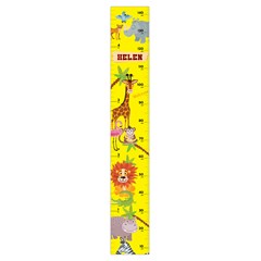 Personalized Zoo Animals Name - Growth Chart Height Ruler For Wall