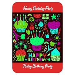 Birthday - Invitation Card 5  x 7  (Rounded)