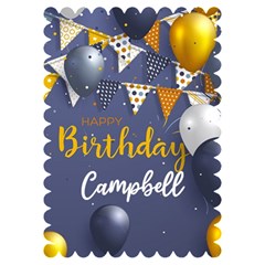 birthday - Invitation Card 5  x 7  (Scallop)