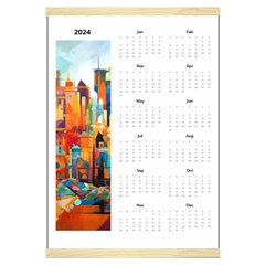 Personalized Calendar Style 6 - Canvas Yearly Calendar 16  x 22 